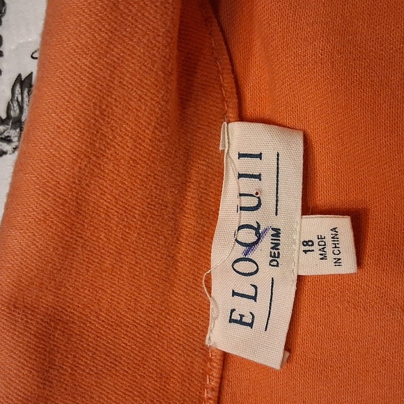 Eloquii  2 Piece Denim Pantsuit - Picture 10 of 16